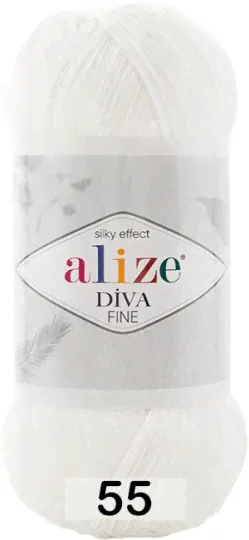 Пряжа Alize Diva Fine-0