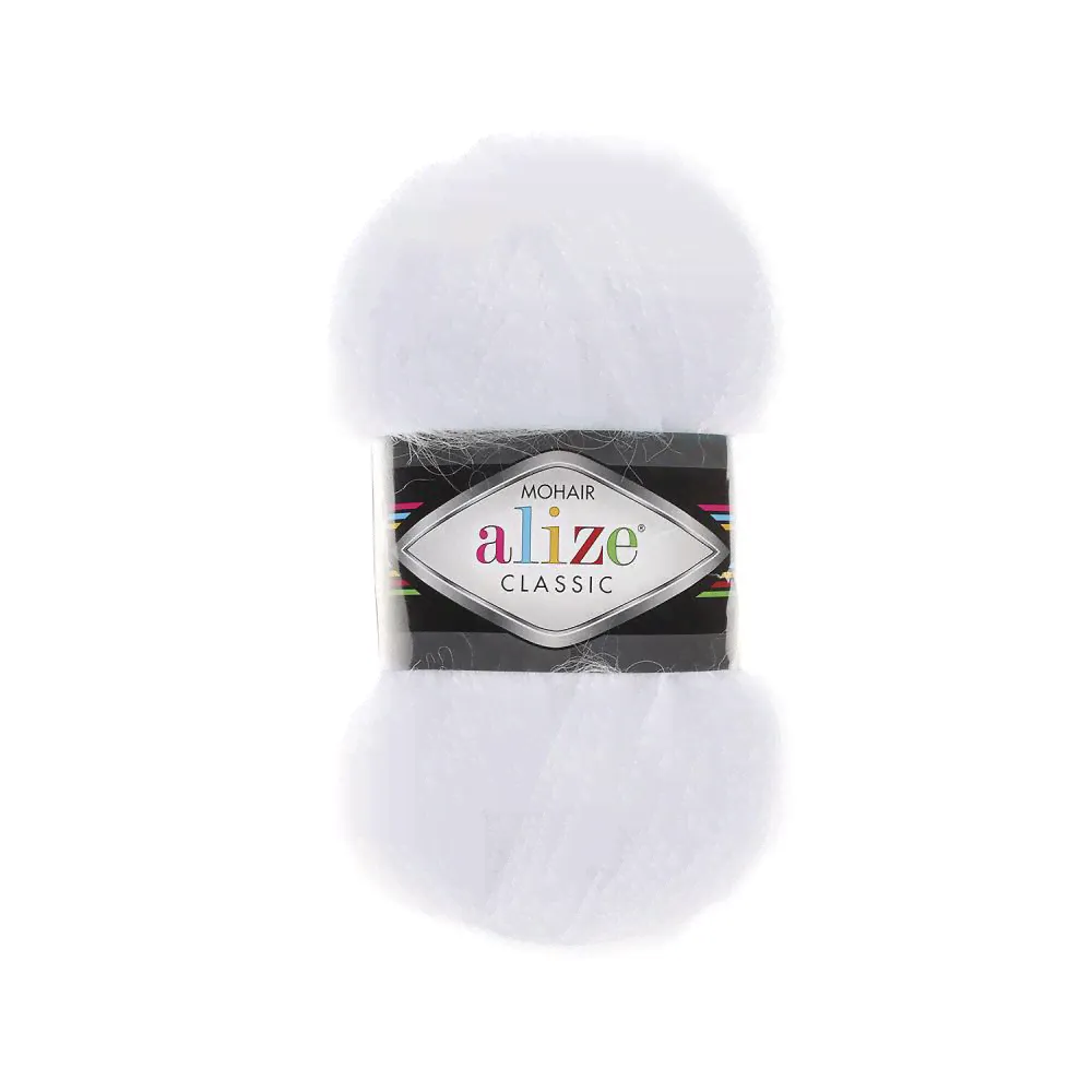 МОХЕР Классик MOHAIR CLASSIK NEW 25мохер24шерсть51акрил 200м/100г Alize-0