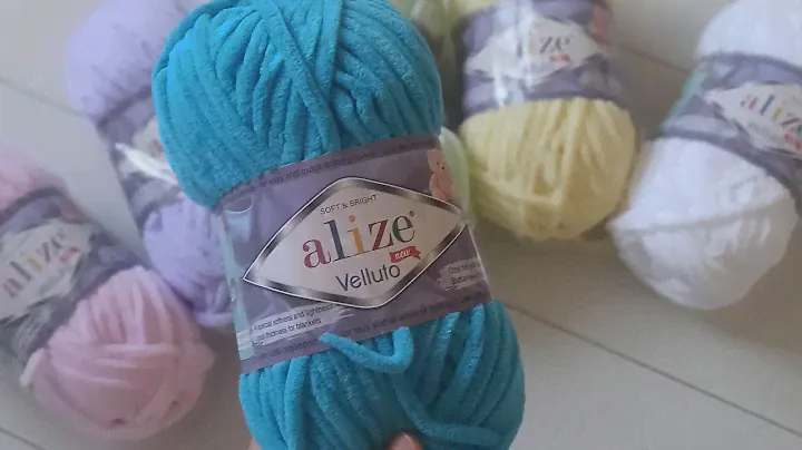 💫🧶Распаковка и обзор пряжи Alize Velluto|подробно о пряжи|качество, расходы.